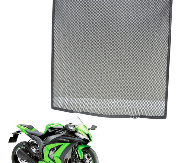 Grade Proteção Radiador C/ Detalhes Kawasaki Zx 10r 10-15 Preto