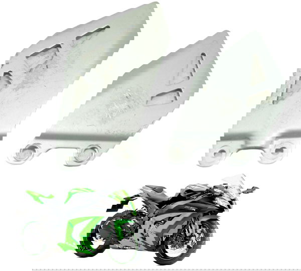 Par Protetor Calcanhar Kawasaki Zx 10r 10-15 Original  Cinza G