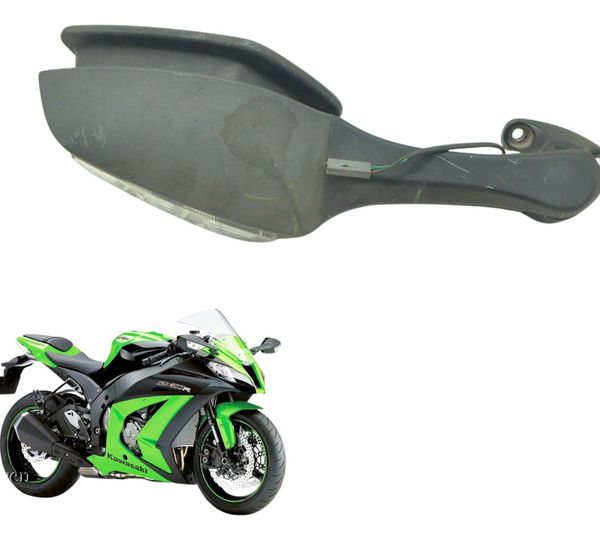 Espelho Direito C/ Avaria Kawasaki Zx 10r 10-15 Original