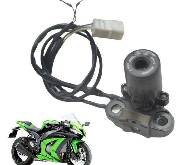 Chave Ignição S/chave C/detalhes Kawasaki Zx 10r 10-15 Orig