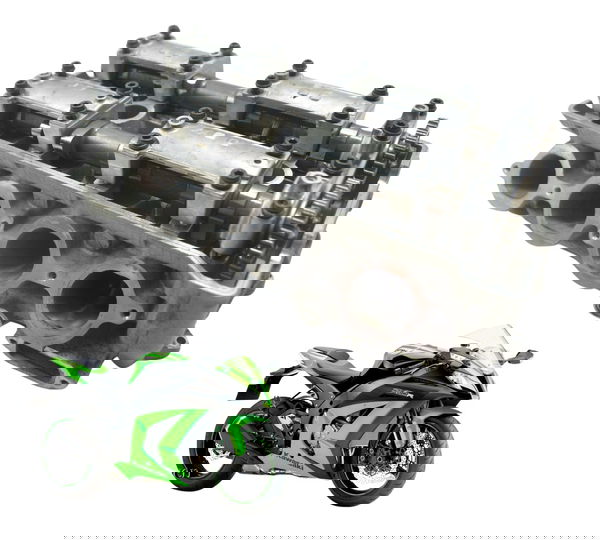 Cabeçote Completo E Revisado Kawasaki Zx 10r 10-15 Original