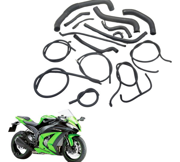 Kit Mangueiras Kawasaki Zx 10r 10-15 Original