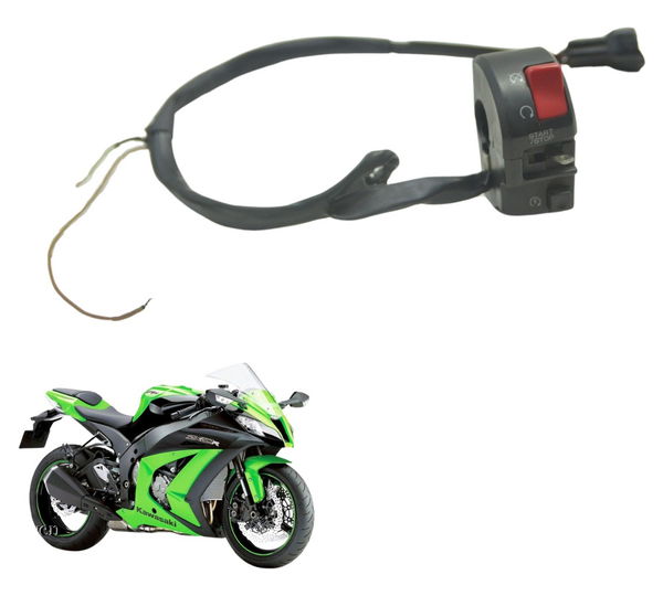 Chave Punho Partida S/botão S/plug  Kawasaki Zx 10r 10-15