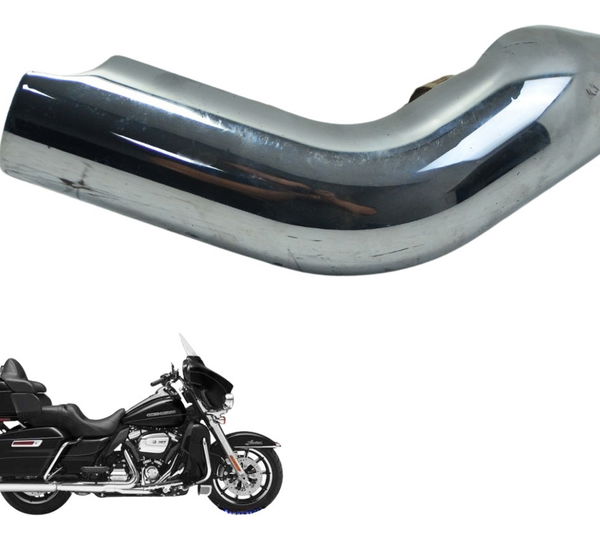 Capa Escape Esq Detalhes Harley Electra Glide Touring 17-19