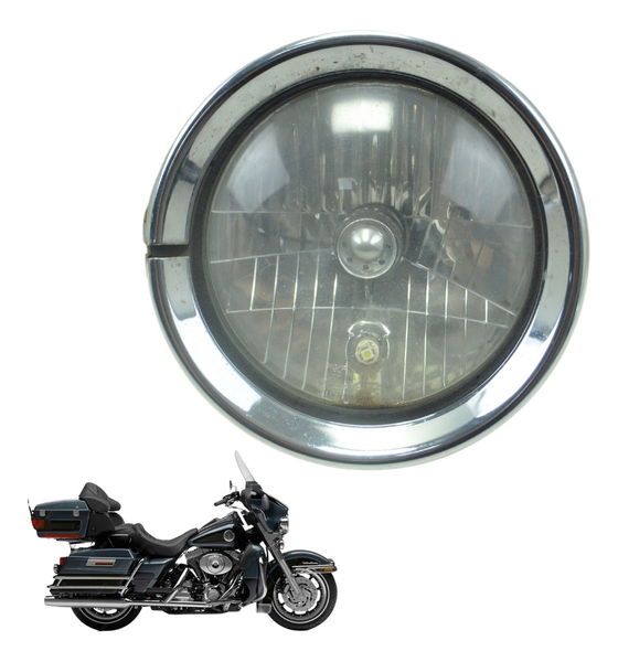 Farol C/ Aro Harley Electra Glide Touring 1450 Original