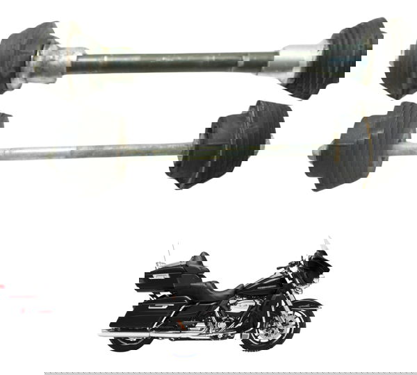 Jogo Coxim Suporte Motor Harley Electra Glide Touring 17-19