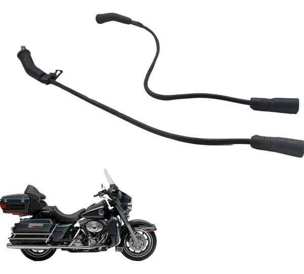 Par Cabo Bobina Ignição Harley Electra Glide Touring 1450 Branco