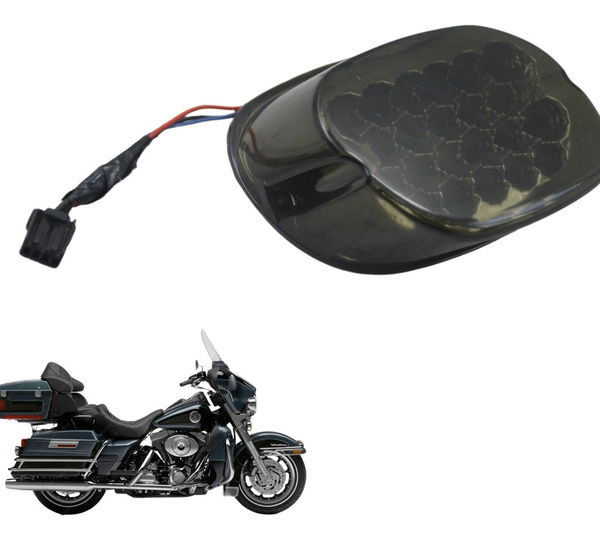 Lanterna Traseira Paralela Harley Electra Glide Touring 1450 Direito Preto