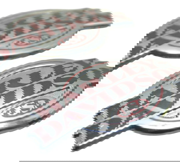 Par Emblema Tanque Harley Electra Glide Touring 1450 Orig