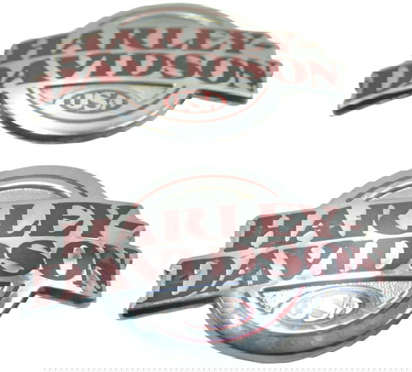 Par Emblema Tanque Harley Electra Glide Touring 1450 Orig