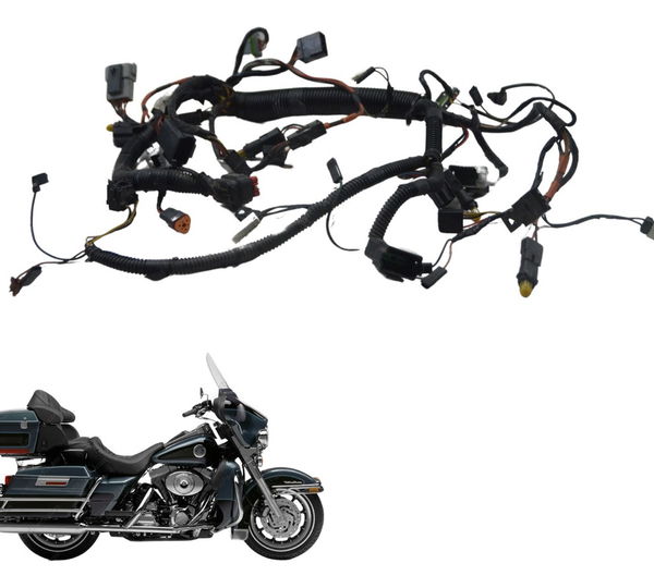 Chicote Painel E Farol Harley Electra Glide Touring 1450