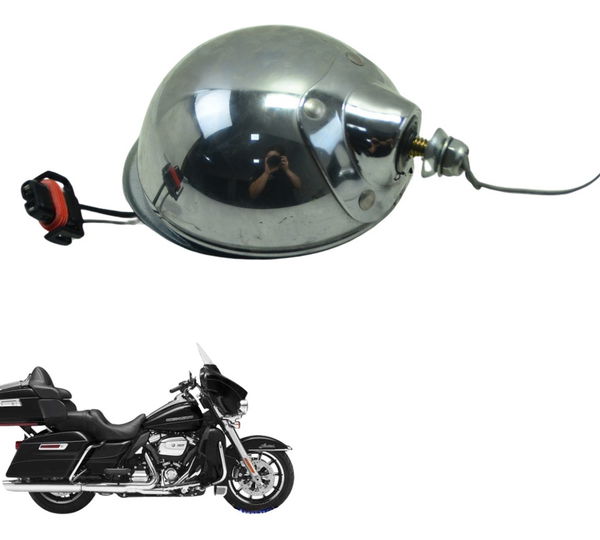Carcaça Farol Auxiliar Harley Electra Glide Touring 17-19 Direito