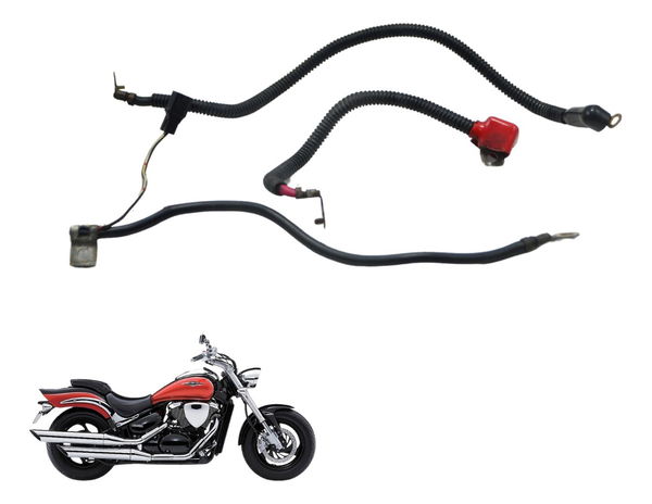 Cabos Bateria +/- Suzuki Boulevard M 800 05-11 Original