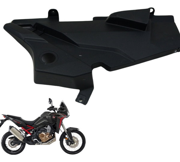 Carenagem Lateral Esquerda Honda Crf 1100l África Twin 21-24 Preto