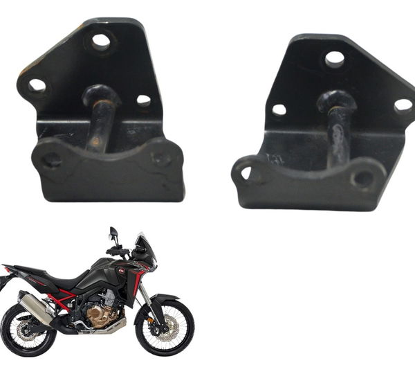 Par Suporte Honda Crf 1100l África Twin 21-24 Original Preto