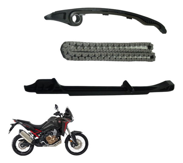 Kit Guia Tensor Corrente Comando Honda Crf 1100l África Twin
