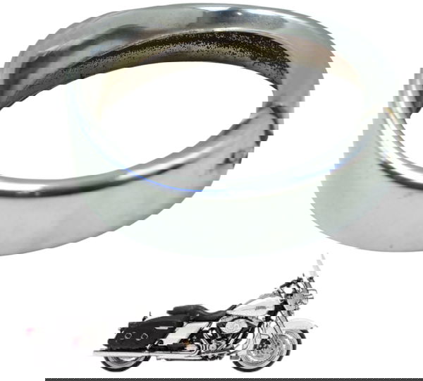 Aro Farol C/ Avaria Harley Road King Touring 2013 Original Esquerdo