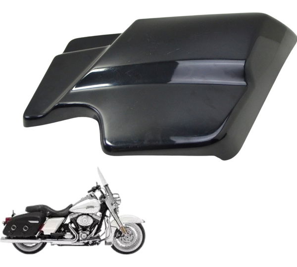 Carenagem Lateral Direita Harley Road King Touring 2013 Orig Preto