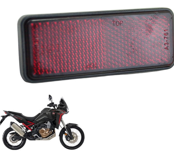 Refletor Olho De Gato Honda Crf 1100l África Twin 21-24 Orig Direito Vermelho