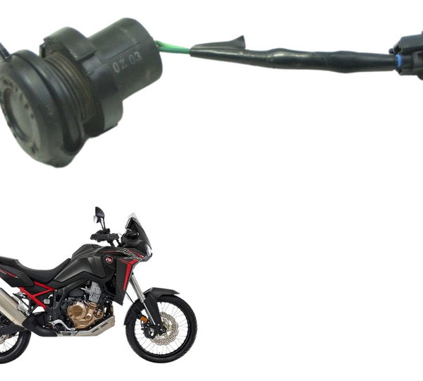 Tomada 12v Honda Crf 1100l África Twin 21-24 Original Preto