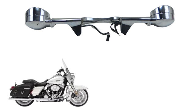 Par Pisca Tras C/ Suporte Harley Road King Touring 2013 Orig