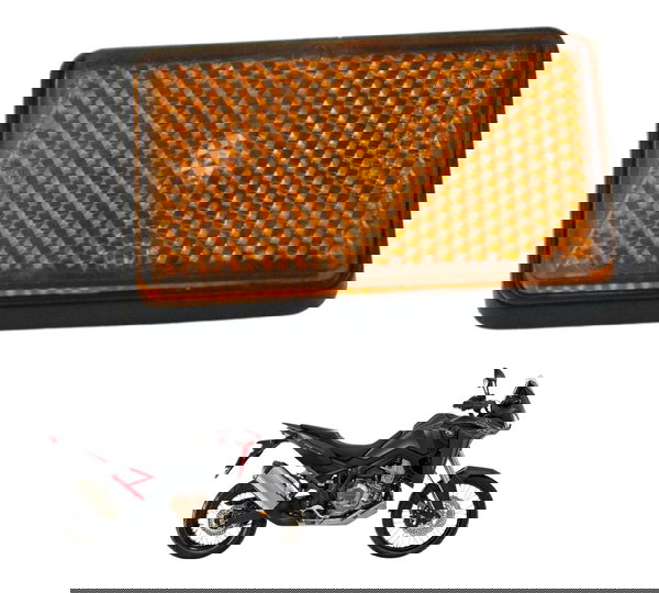 Refletor Olho De Gato Honda Crf 1100l África Twin 21-24 Orig Vermelho