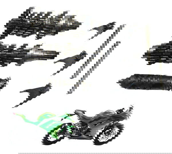 Caixa Marcha Câmbio Completa Kawasaki Ninja 300 13-18 Orig