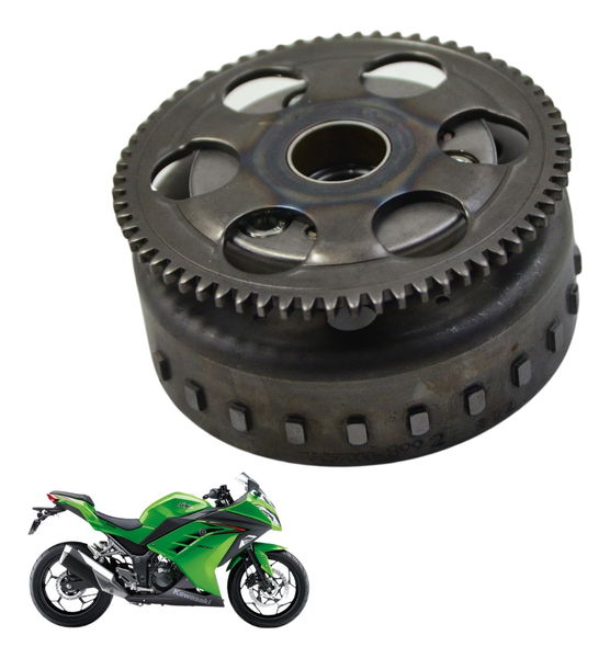 Volante Magneto C/ Placa Part Kawasaki Ninja 300 13-18 Orig