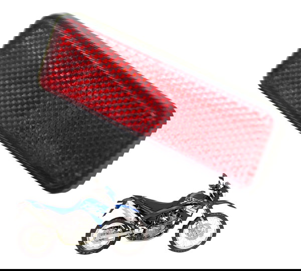 Refletor Olho De Gato Yamaha Xt 660 R 05-08 Original Vermelho