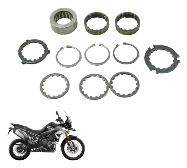 Jogo Trava Engrenagem Eixo Sec Triumph Tiger 900 Rally 20-24