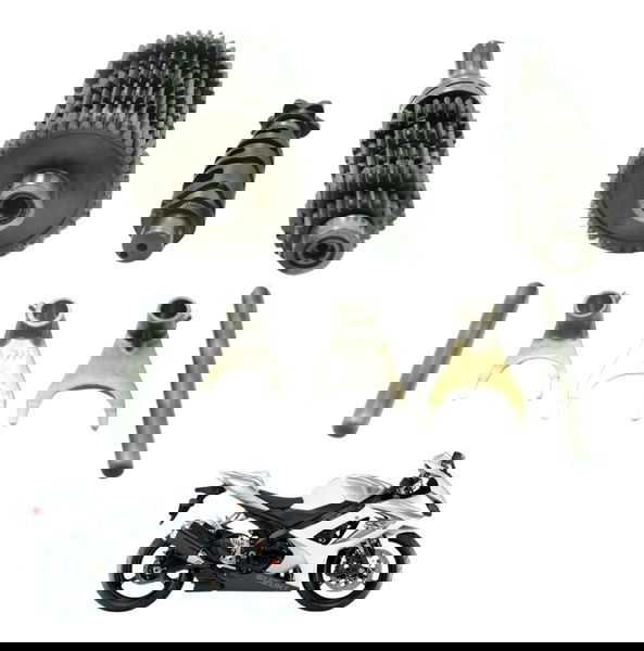 Caixa Marcha Completa Suzuki Gsx-r Srad 1000 08-10 Original