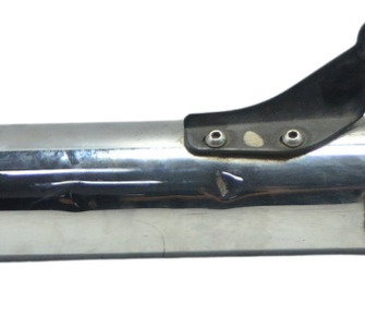 Ponteira Escape Esq C/ Det Triumph Bonneville T100 13-15 Cinza