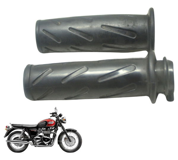 Par Manoplas Triumph Bonneville T100 13-15 Original Preto