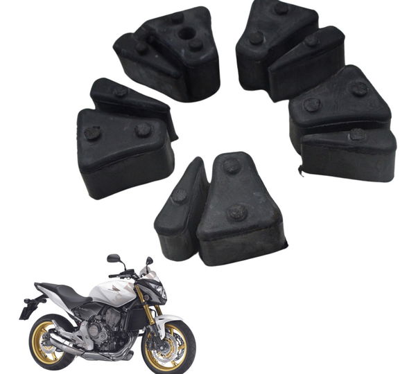 Jogo Coxim Cubo Coroa Honda Cb 600f Hornet 12-14 Original