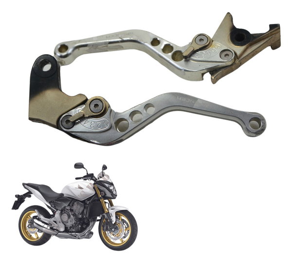 Par Manete Esportivo Honda Cb 600f Hornet 12-14 Original