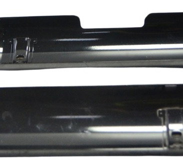 Par Protetor Capa Ponteira Escape C/ Detal Harley Softail M8