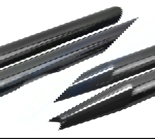 Par Protetor Capa Ponteira Escape C/ Detal Harley Softail M8