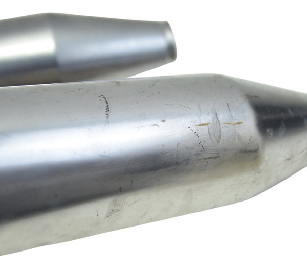 Par Protetor Capa Ponteira Escape Det Harley Softail 18-20