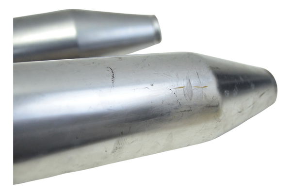 Par Protetor Capa Ponteira Escape Det Harley Softail 18-20