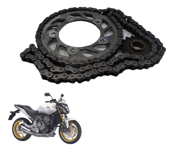 Kit Relação Honda Cb 600f Hornet 12-14 Paralelo
