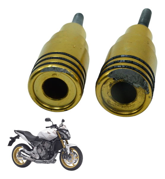 Par Slider C/ Detalhes Honda Cb 600f Hornet 12-14 Original