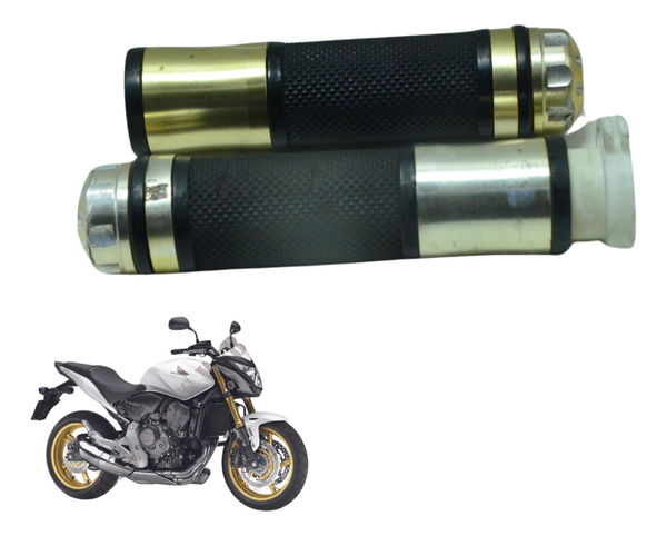 Par Manopla C/ Detalhes Esportivo Honda Cb 600f Hornet 12-14