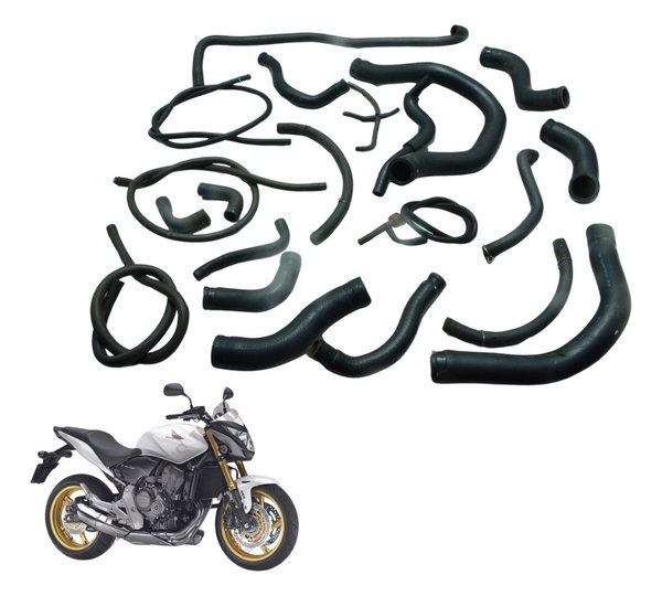 Kit Mangueiras Honda Cb 600f Hornet 12-14 Original