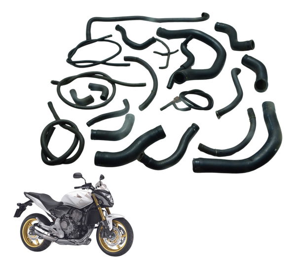 Kit Mangueiras Honda Cb 600f Hornet 12-14 Original
