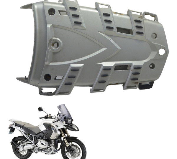 Acabamento Bagageiro Bmw R1200 R 1200 Gs 08-12 Original Prateado