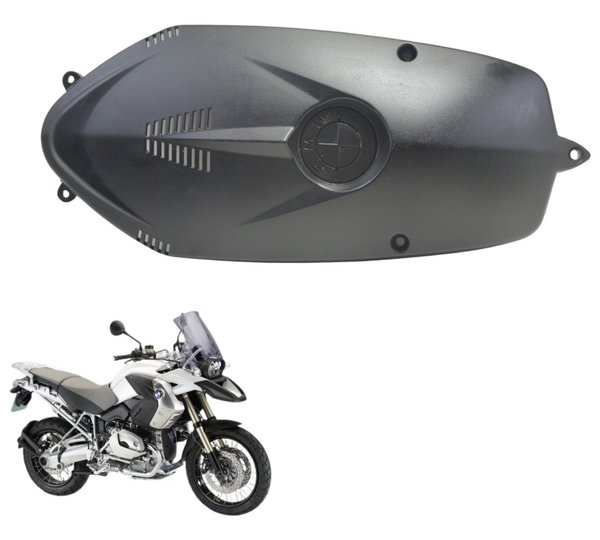 Acabamento Frontal Motor Bmw R1200 R 1200 Gs 08-12 Original Preto