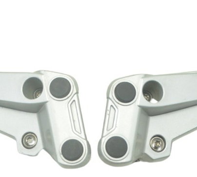 Par Suporte Alça Tras Bmw R1200 R 1200 Gs 08-12 Original Prata