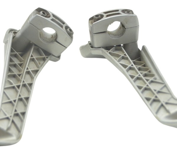Par Suporte Alça Tras Bmw R1200 R 1200 Gs 08-12 Original Prata