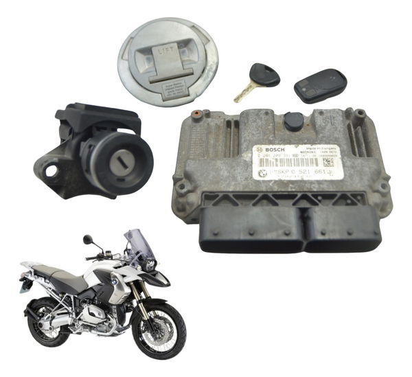 Kit Chave Ignição Modulo Ecu Bmw R1200 R 1200 Gs 08-12 Orig