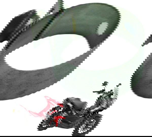 Abraçadeira Coletor Honda Adv 150 20-24 Original Cinza